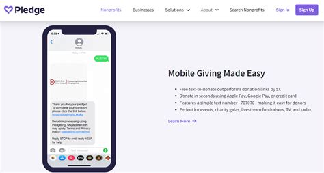 mobile donation apps|Pledge .
